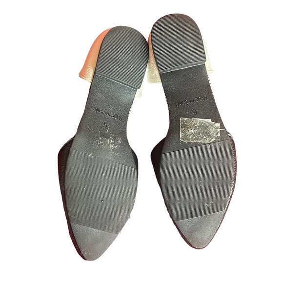 Avon black and white slip on flats - Picture 4 of 6